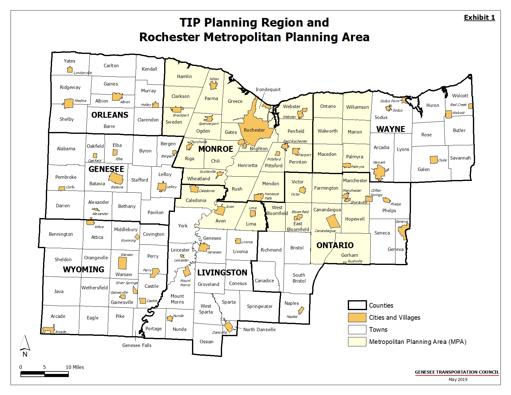 Image of Regional TIP Map